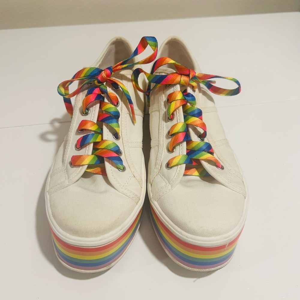 Gianni Bini Rainbow platform Sneakers